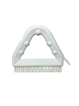 Janitorial Supplies Brush - Carlisle Commercial Tile and Grout Triangular with Scraper White